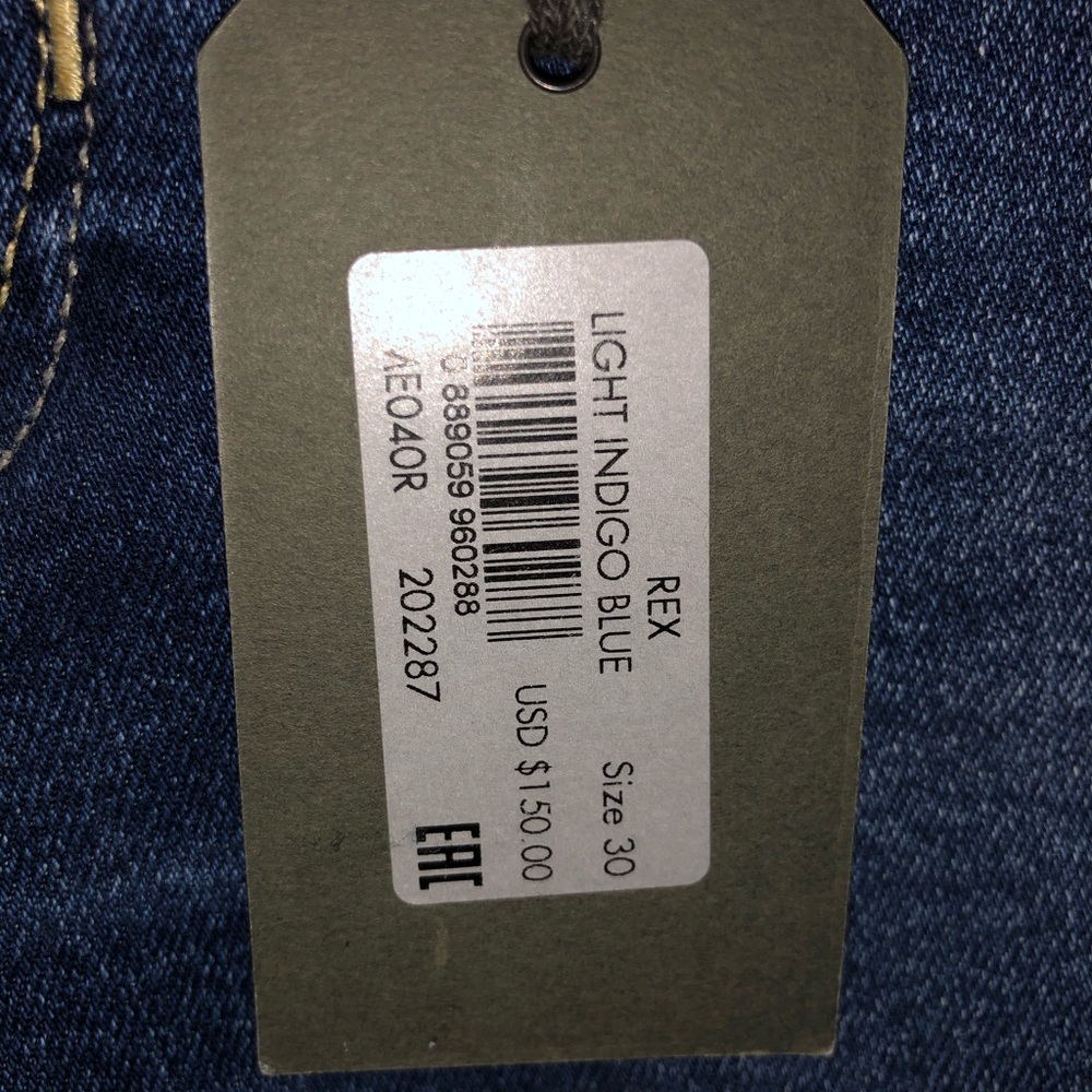 All Saints Rex Slim size 30 men’s - Picture 6 of 6